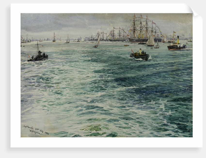 Spithead 23rd July 1887 by William Lionel Wyllie